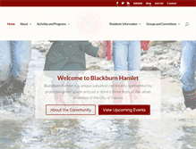 Tablet Screenshot of blackburnhamlet.ca